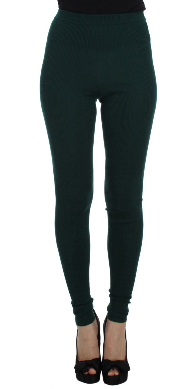 Dolce & Gabbana skinny pants for women in green, product view 1