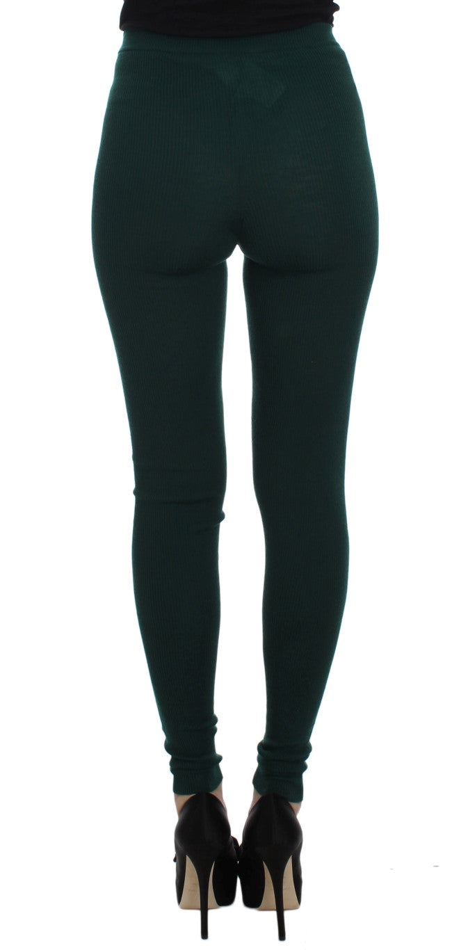 Dolce & Gabbana skinny pants for women in green, product view 3