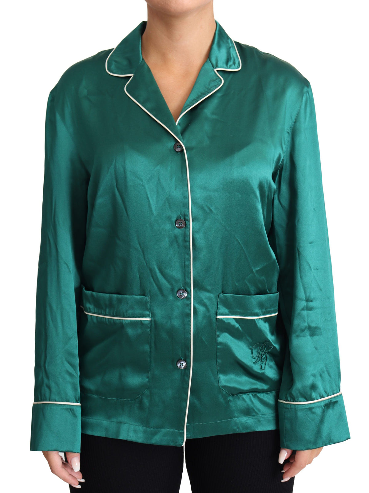 Dolce & Gabbana tops for women in green, product view 1