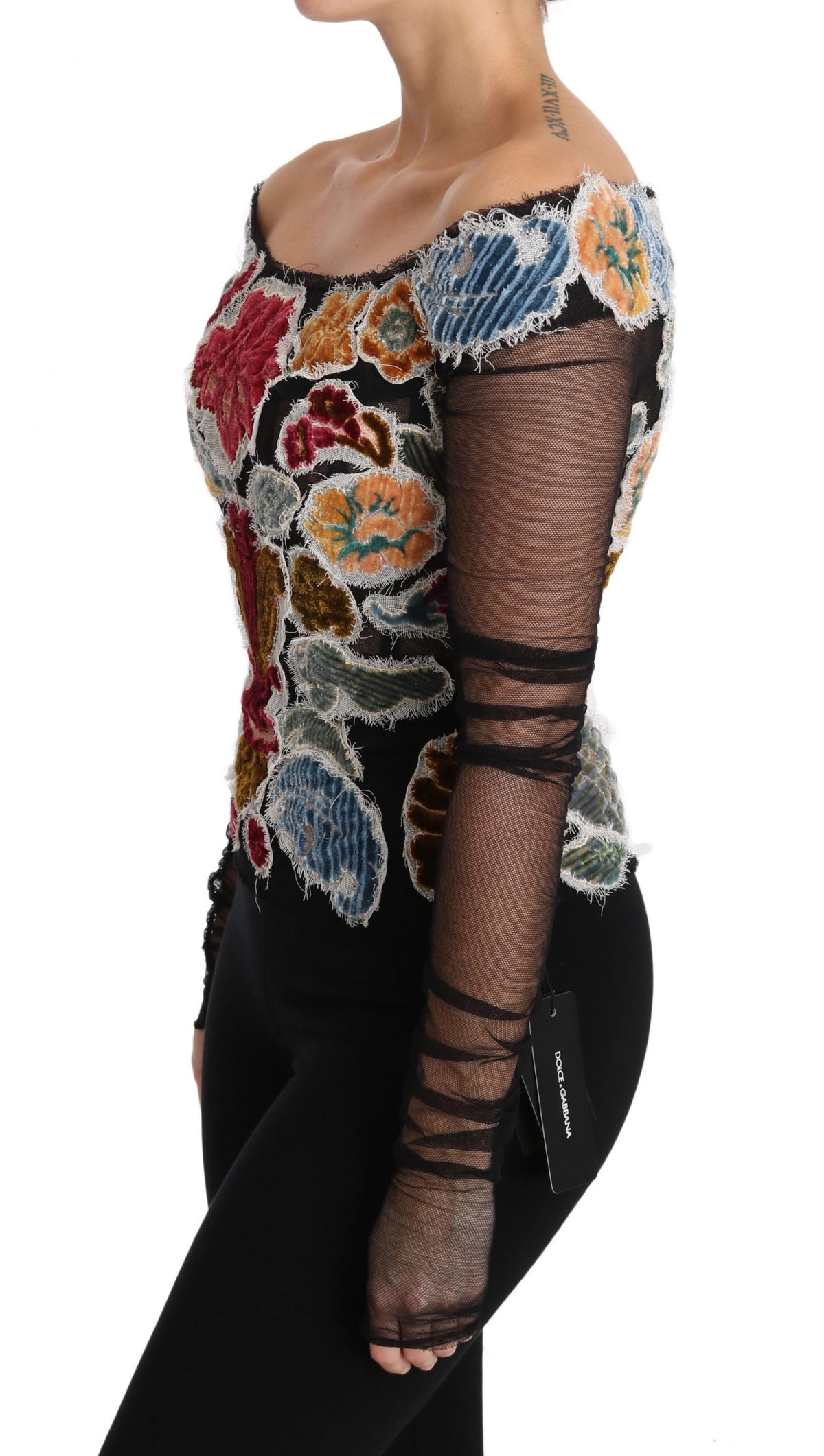 Dolce & Gabbana long sleeve for women in multicolor, product view 4