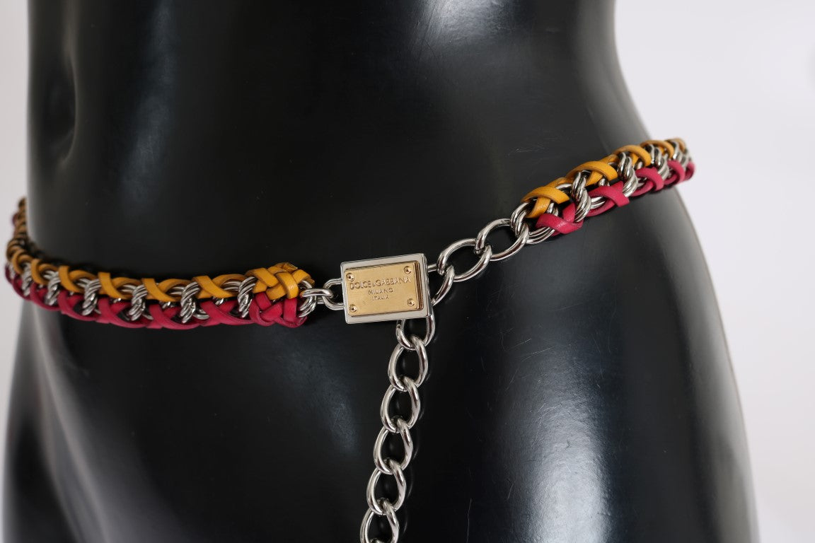 Dolce & Gabbana thin belts for women in multicolor, product view 4
