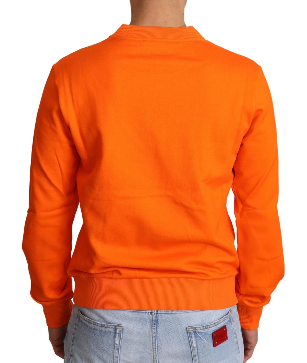 Dolce & Gabbana sweatshirts for men in orange, product view 2