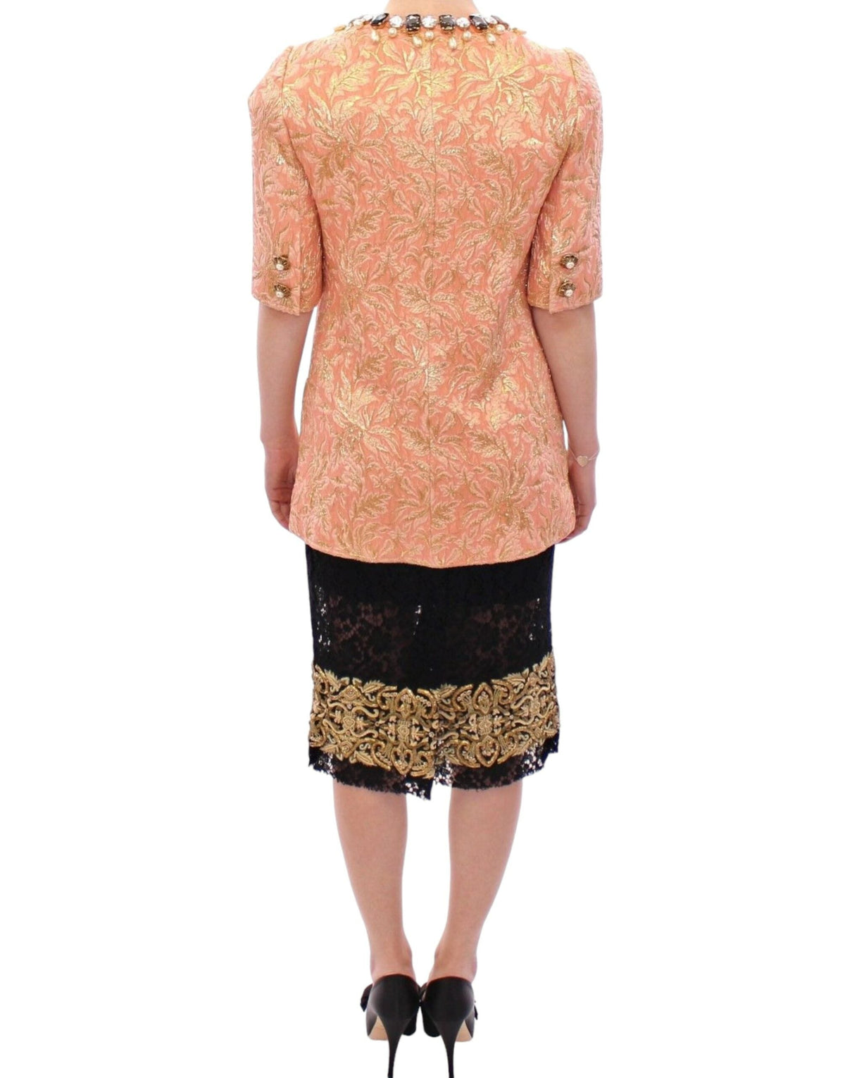 Dolce & Gabbana coats for women in pink, product view 4