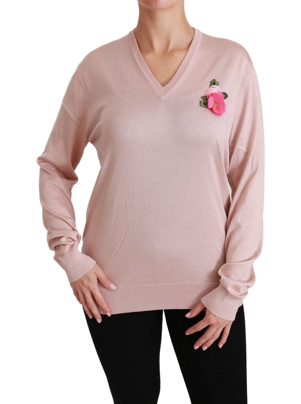 Dolce & Gabbana sweatshirts for women in pink, product view 6