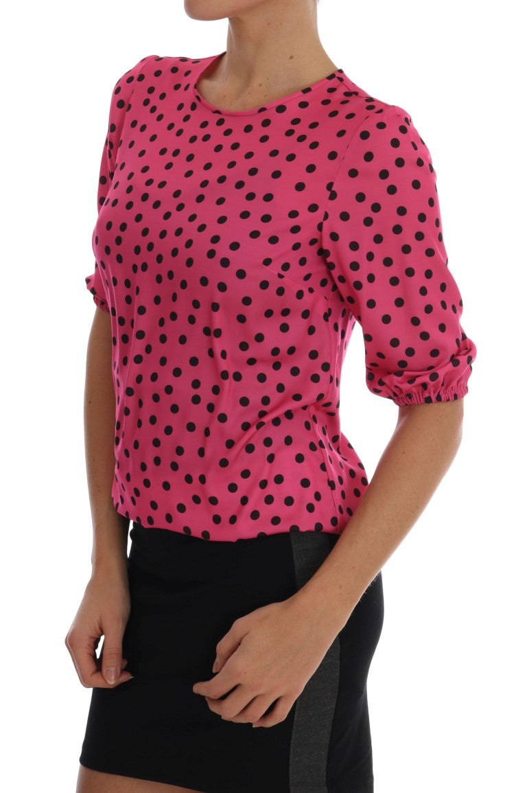 Dolce & Gabbana t-shirts for women in pink, product view 2