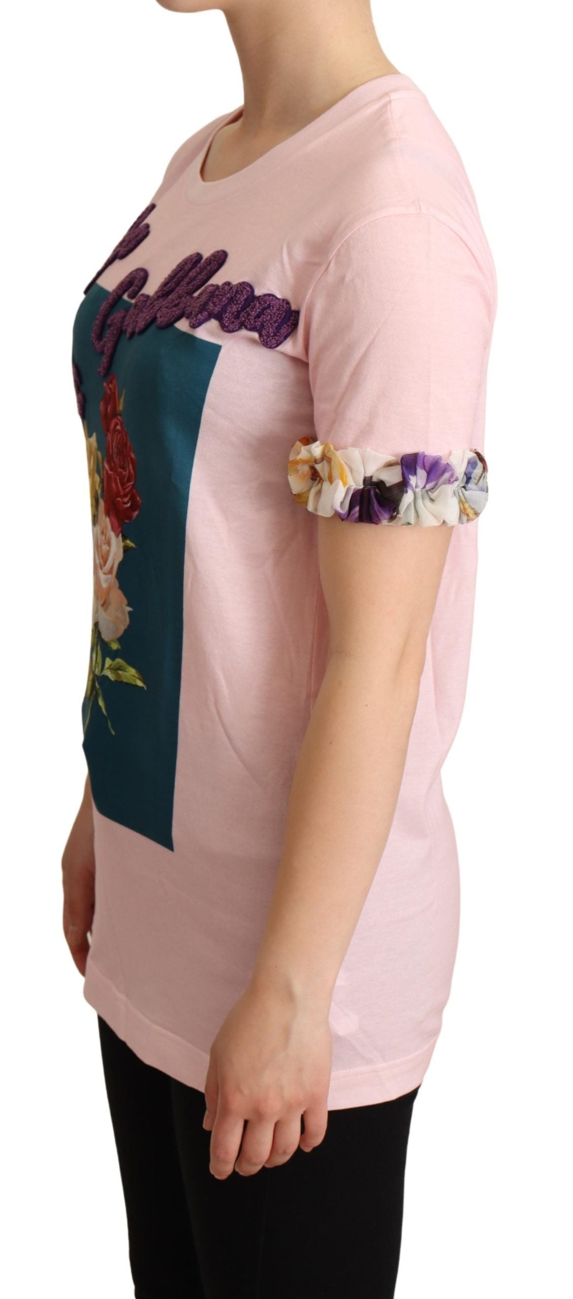 Dolce & Gabbana t-shirts for women in pink, product view 2