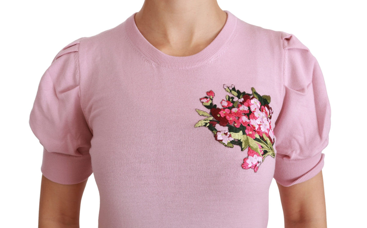 Dolce & Gabbana t-shirts for women in pink, product view 5