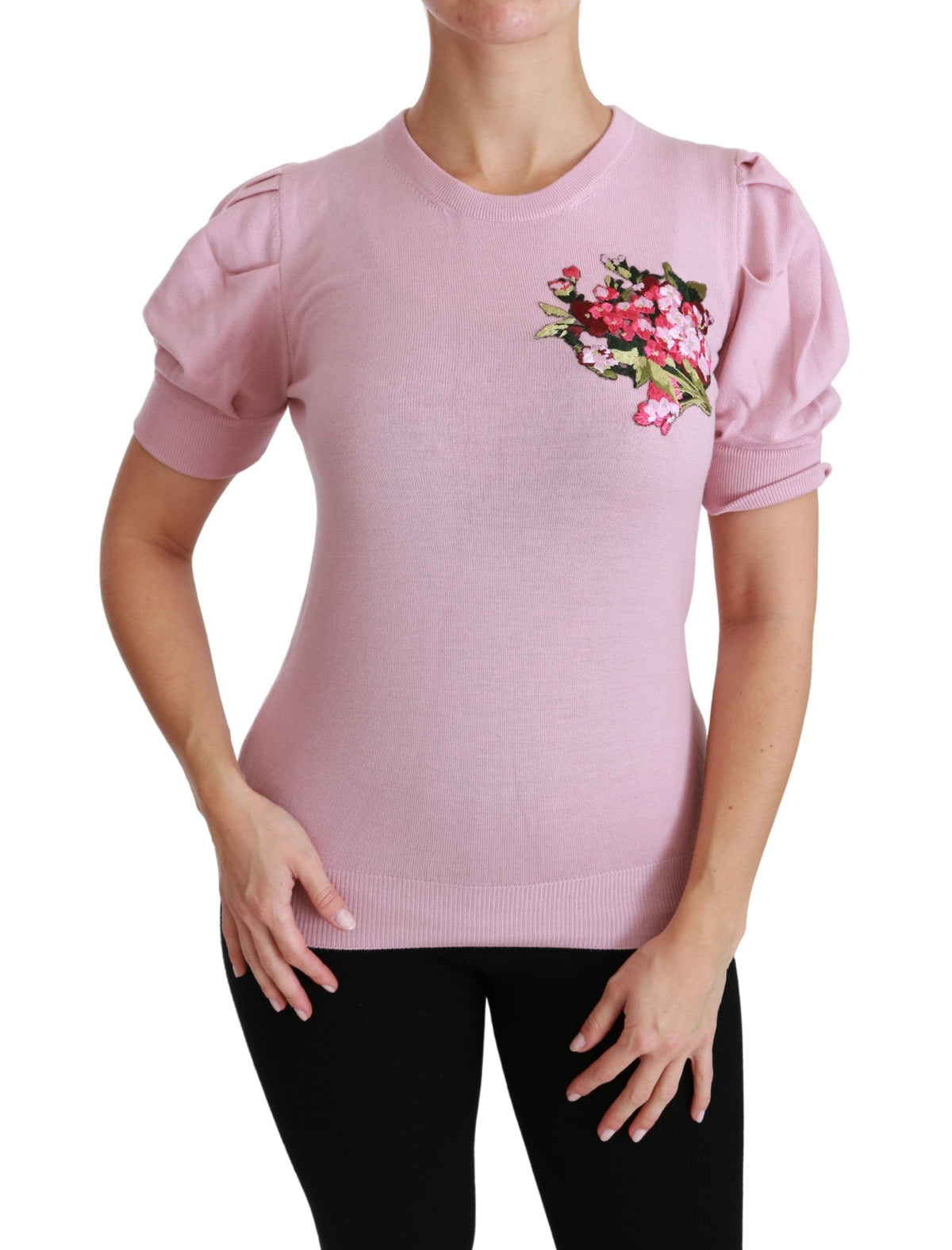 Dolce & Gabbana t-shirts for women in pink, product view 6