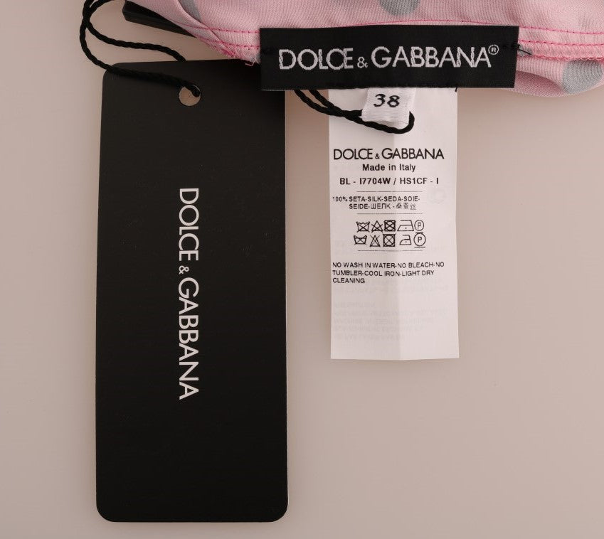 Dolce & Gabbana t-shirts for women in pink, product view 7