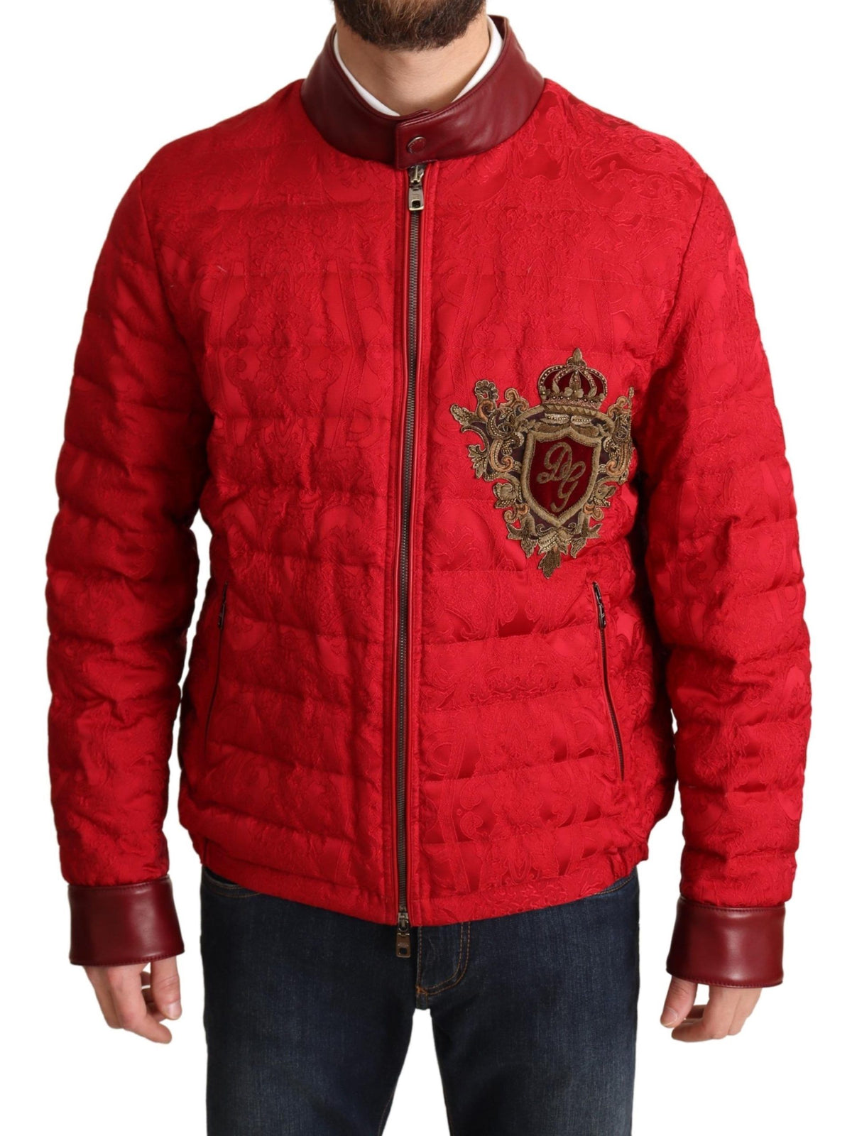 Dolce & Gabbana bombers for men in red, product view 1