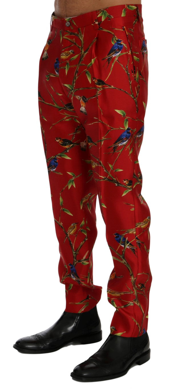 Dolce & Gabbana casual pants for men in red, product view 2