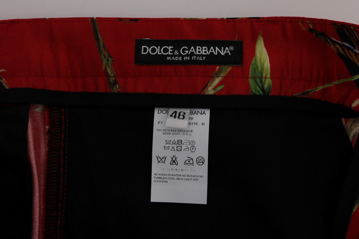 Dolce & Gabbana casual pants for men in red, product view 6