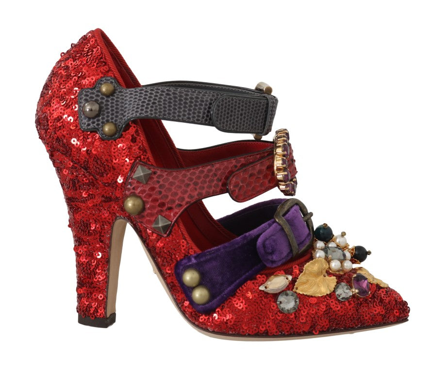 Dolce & Gabbana high heel for women in red, product view 1