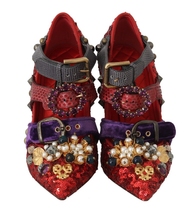Dolce & Gabbana high heel for women in red, product view 5