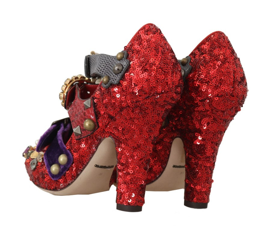 Dolce & Gabbana high heel for women in red, product view 7