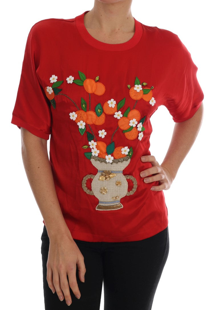 Dolce & Gabbana t-shirts for women in red, product view 1