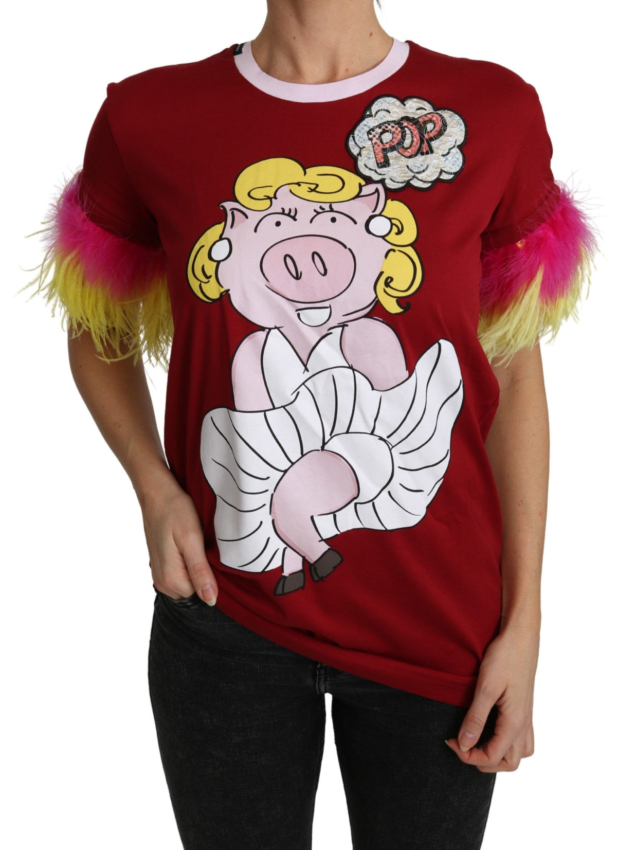 Dolce & Gabbana t-shirts for women in red, product view 1