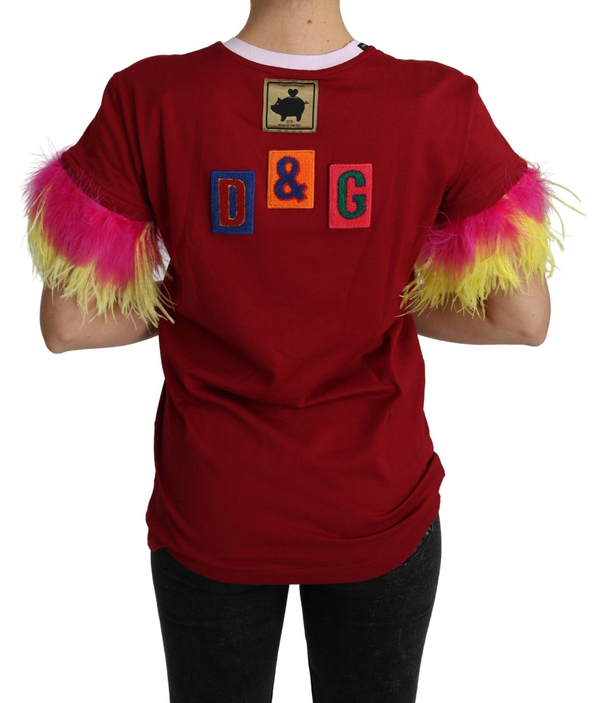 Dolce & Gabbana t-shirts for women in red, product view 2