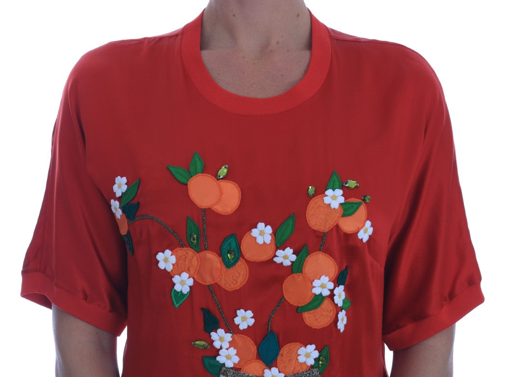 Dolce & Gabbana t-shirts for women in red, product view 3