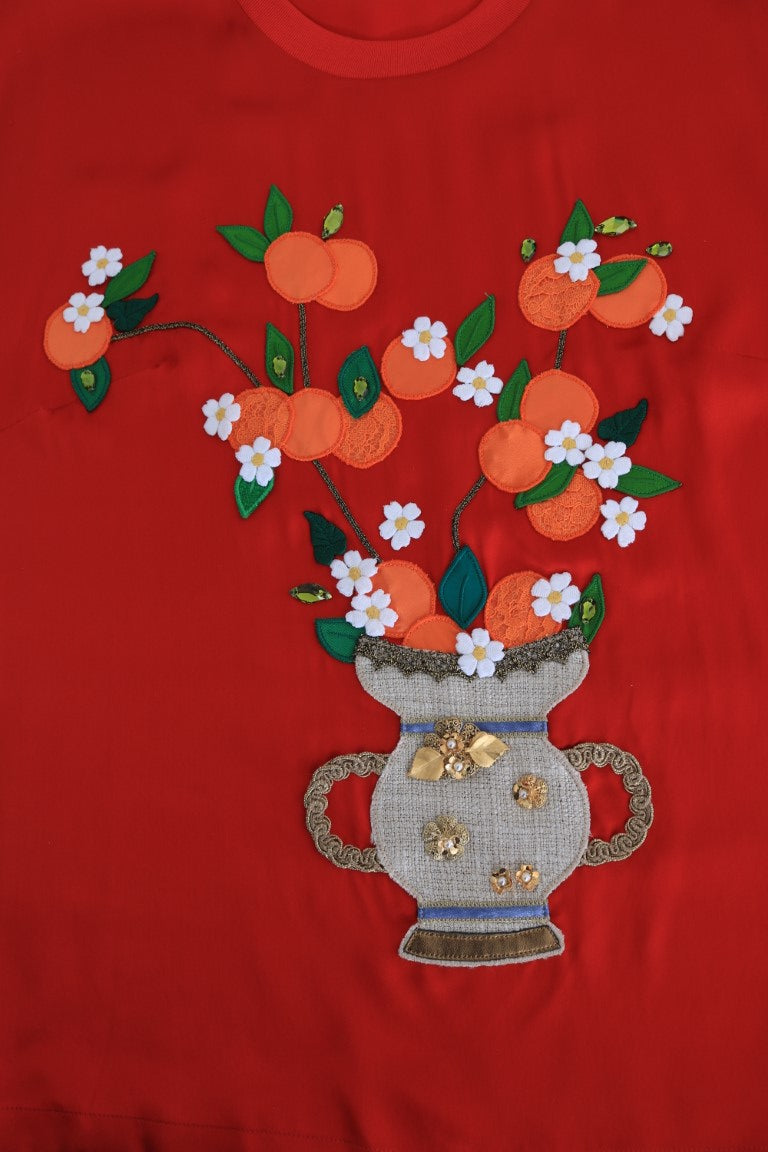 Dolce & Gabbana t-shirts for women in red, product view 4