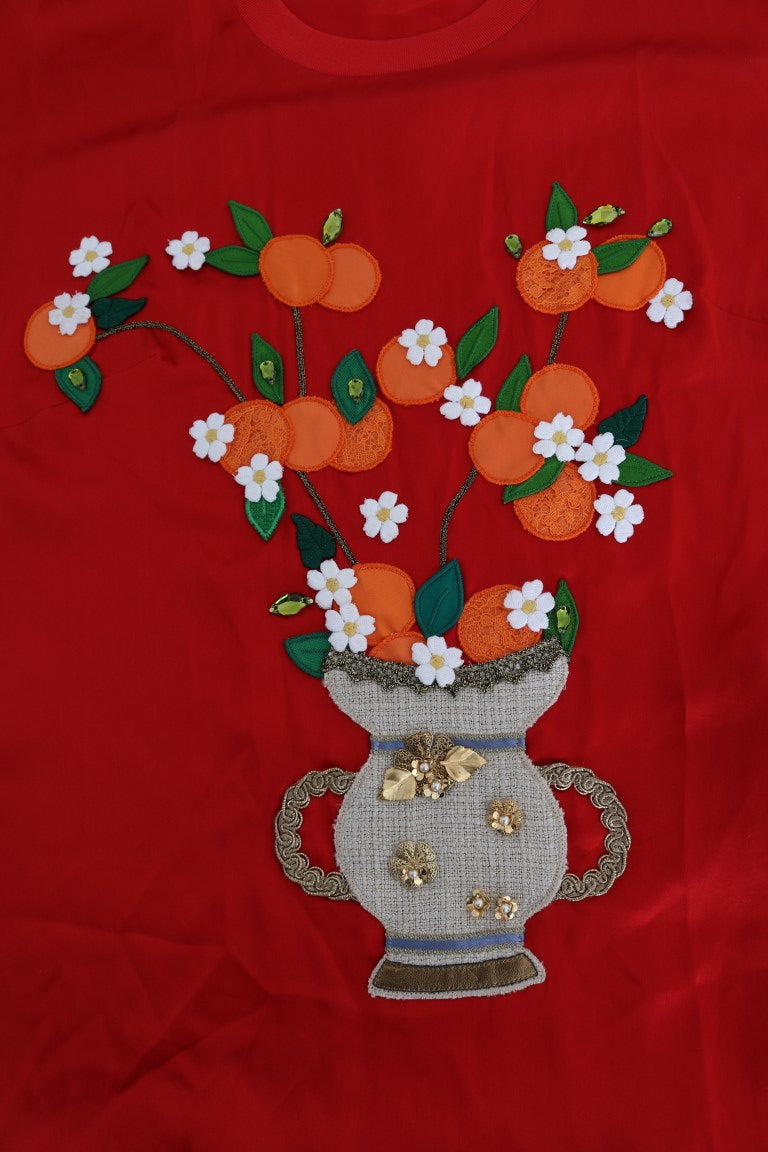 Dolce & Gabbana t-shirts for women in red, product view 6