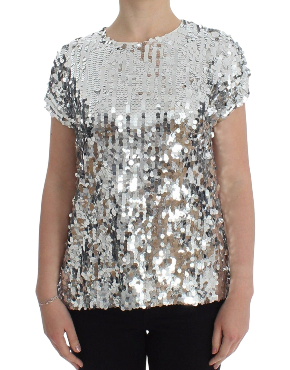 Dolce & Gabbana t-shirts for women in silver, product view 1