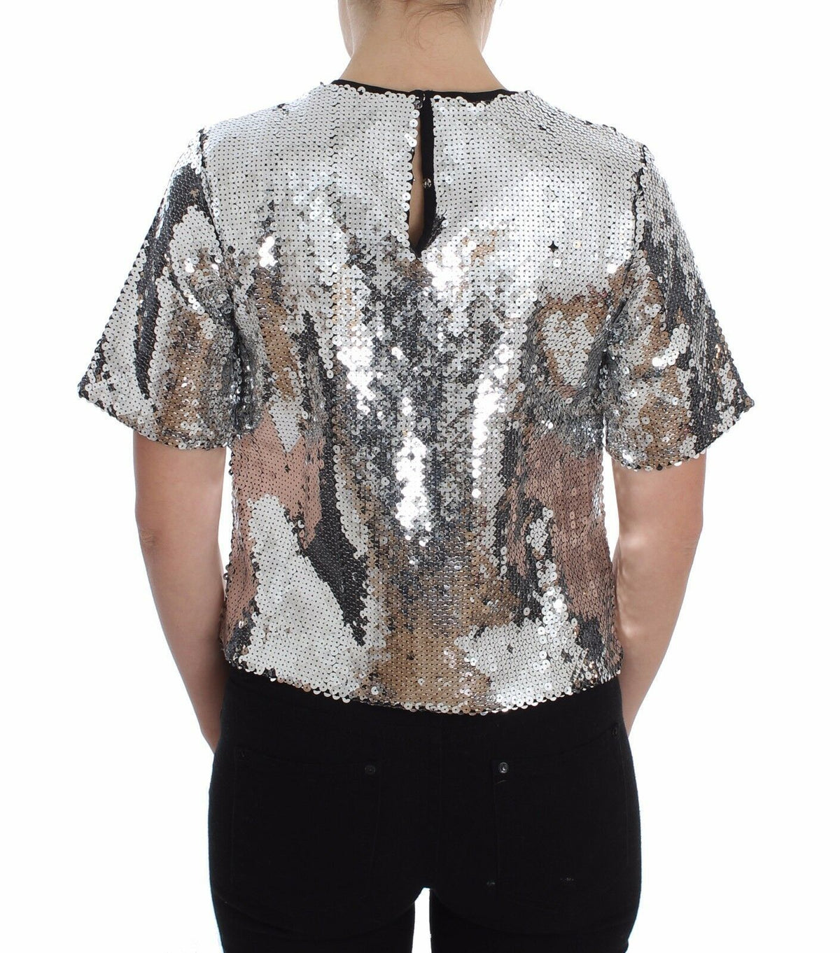 Dolce & Gabbana t-shirts for women in silver, product view 3