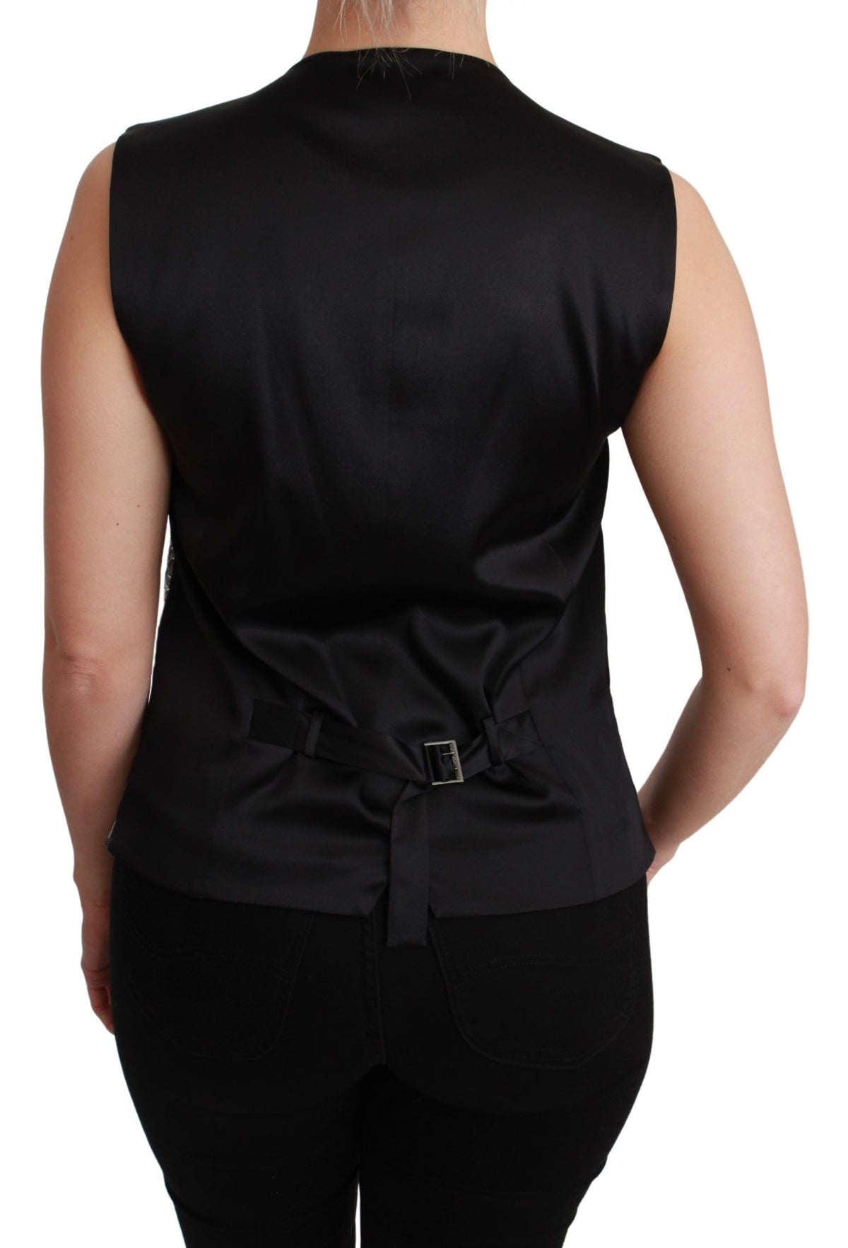 Dolce & Gabbana waistcoats for women in silver, product view 4