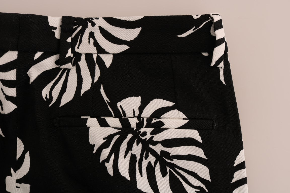 Dolce & Gabbana casual pants for men in black/white, product view 7