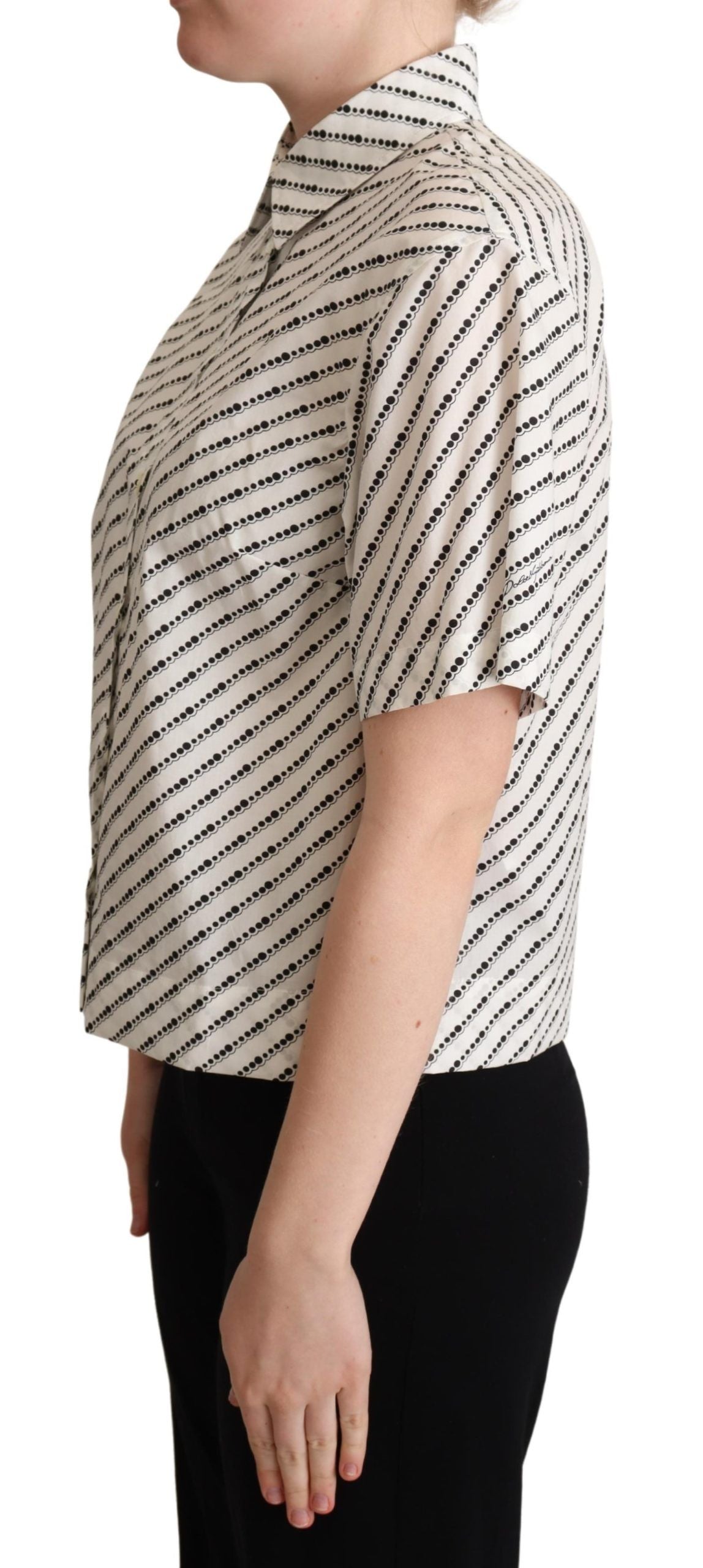 Dolce & Gabbana shortsleeve for women in black/white, product view 2