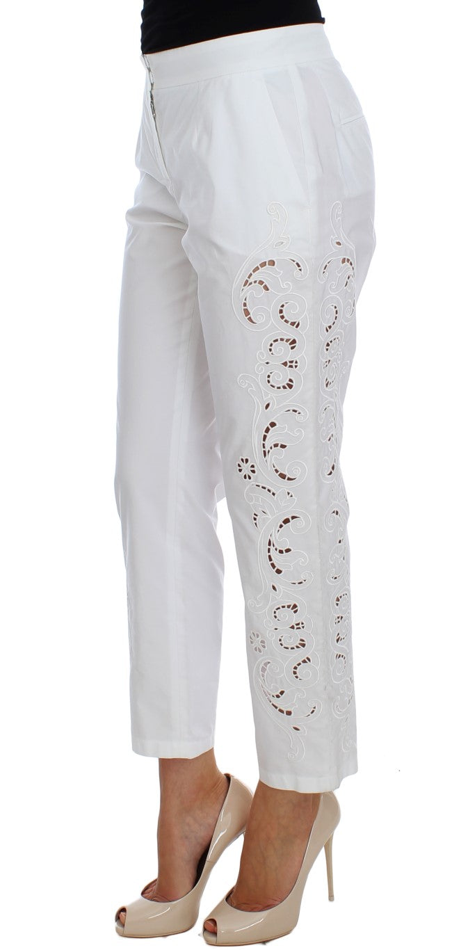 Dolce & Gabbana dress pants for women in white, product view 2