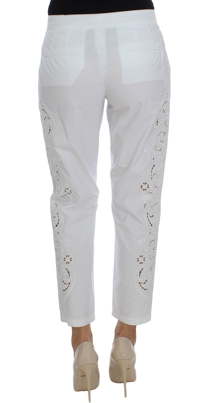 Dolce & Gabbana dress pants for women in white, product view 3