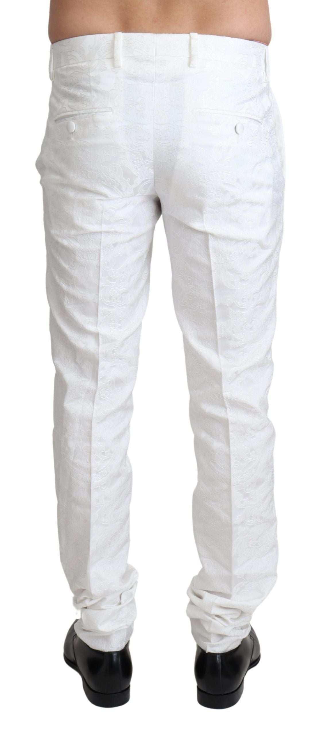 Dolce & Gabbana dress pants for men in white, product view 3