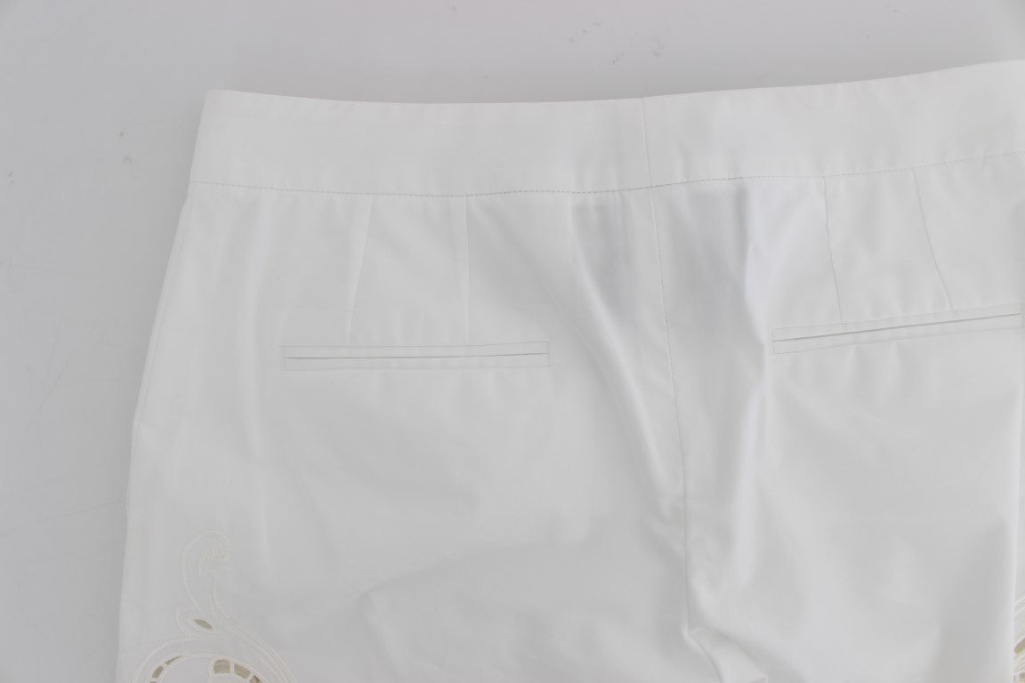 Dolce & Gabbana dress pants for women in white, product view 7