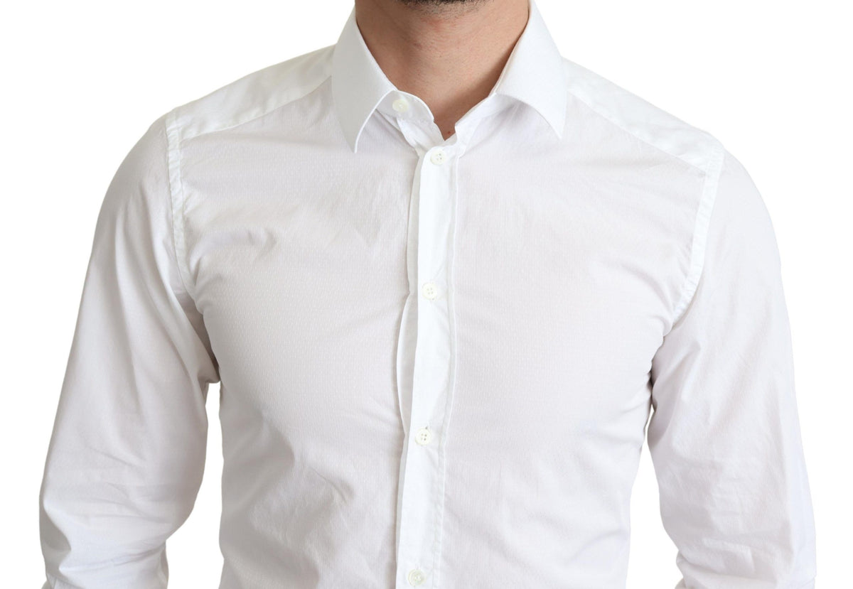 Dolce & Gabbana dress shirts for men in white, product view 2