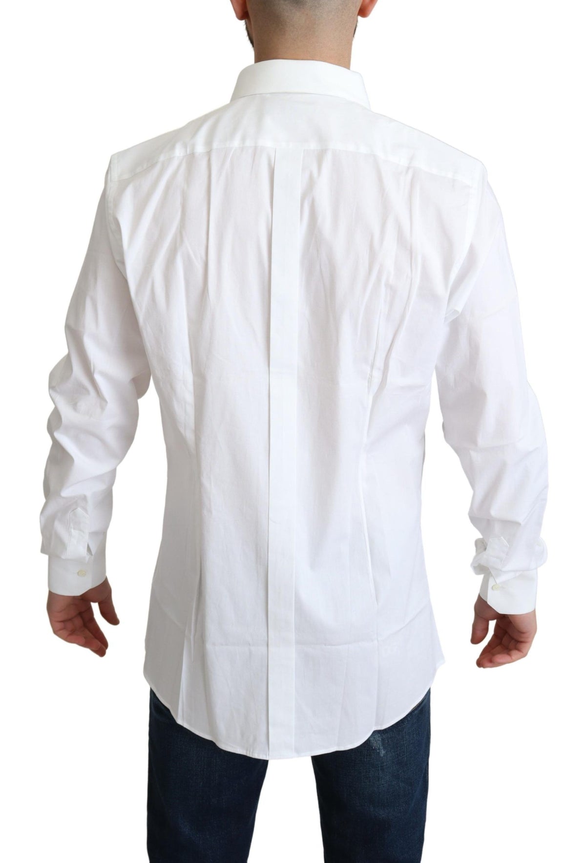 Dolce & Gabbana dress shirts for men in white, product view 3