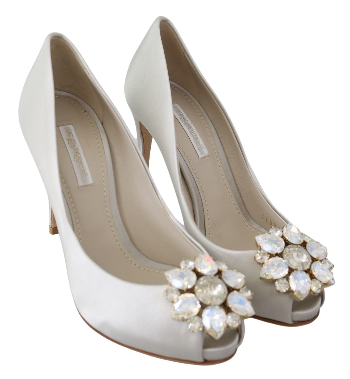 Dolce & Gabbana high heel for women in white, product view 5