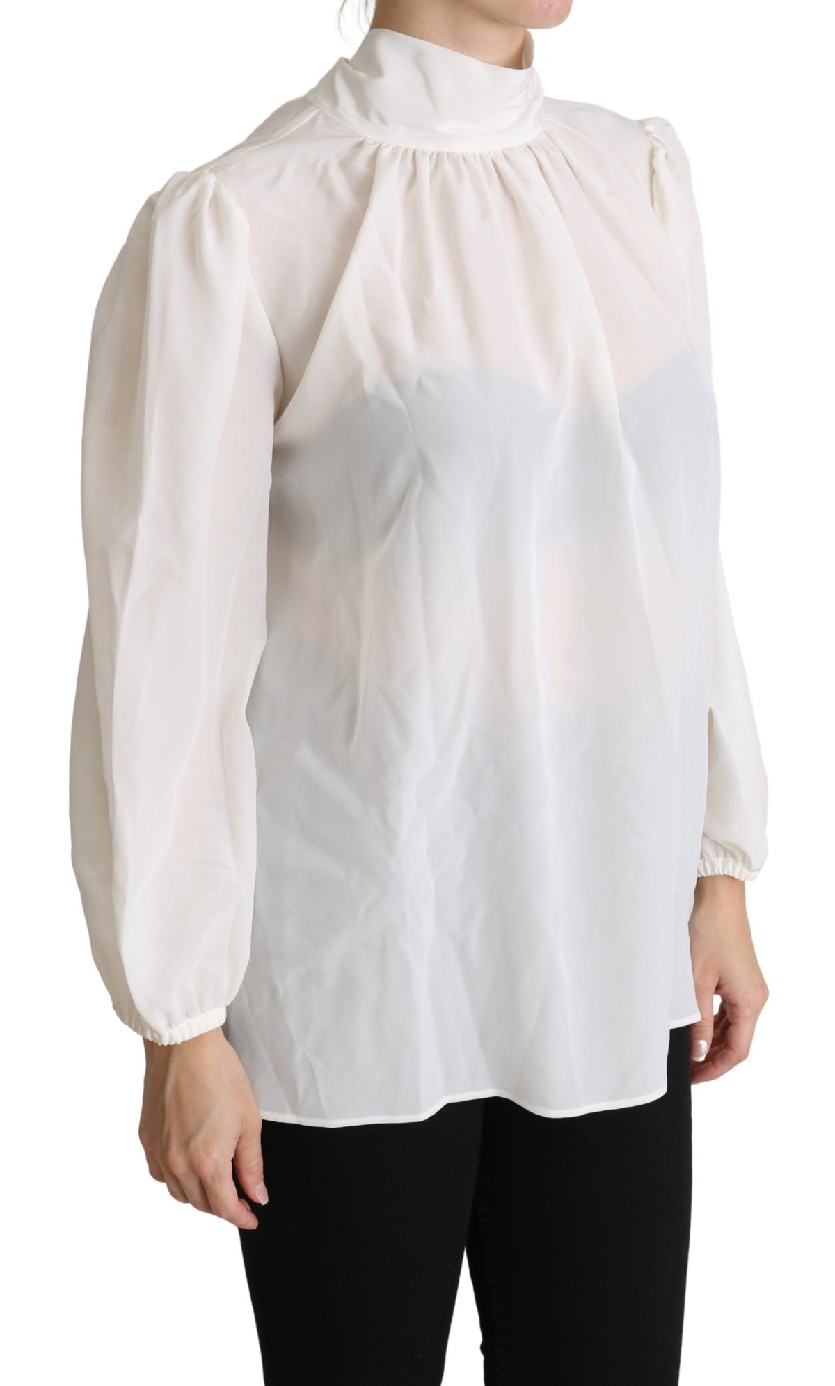 Dolce & Gabbana long sleeve for women in white, product view 2
