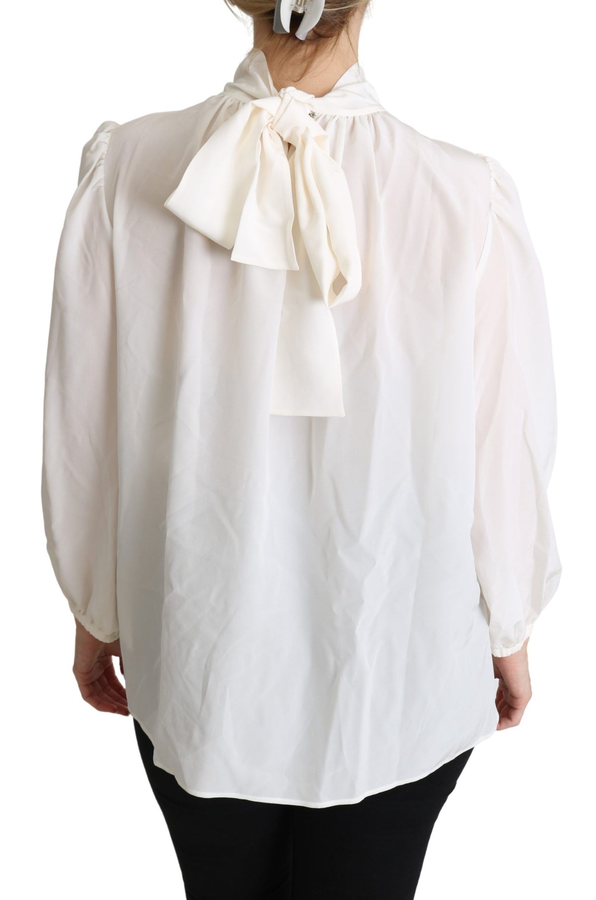 Dolce & Gabbana long sleeve for women in white, product view 4