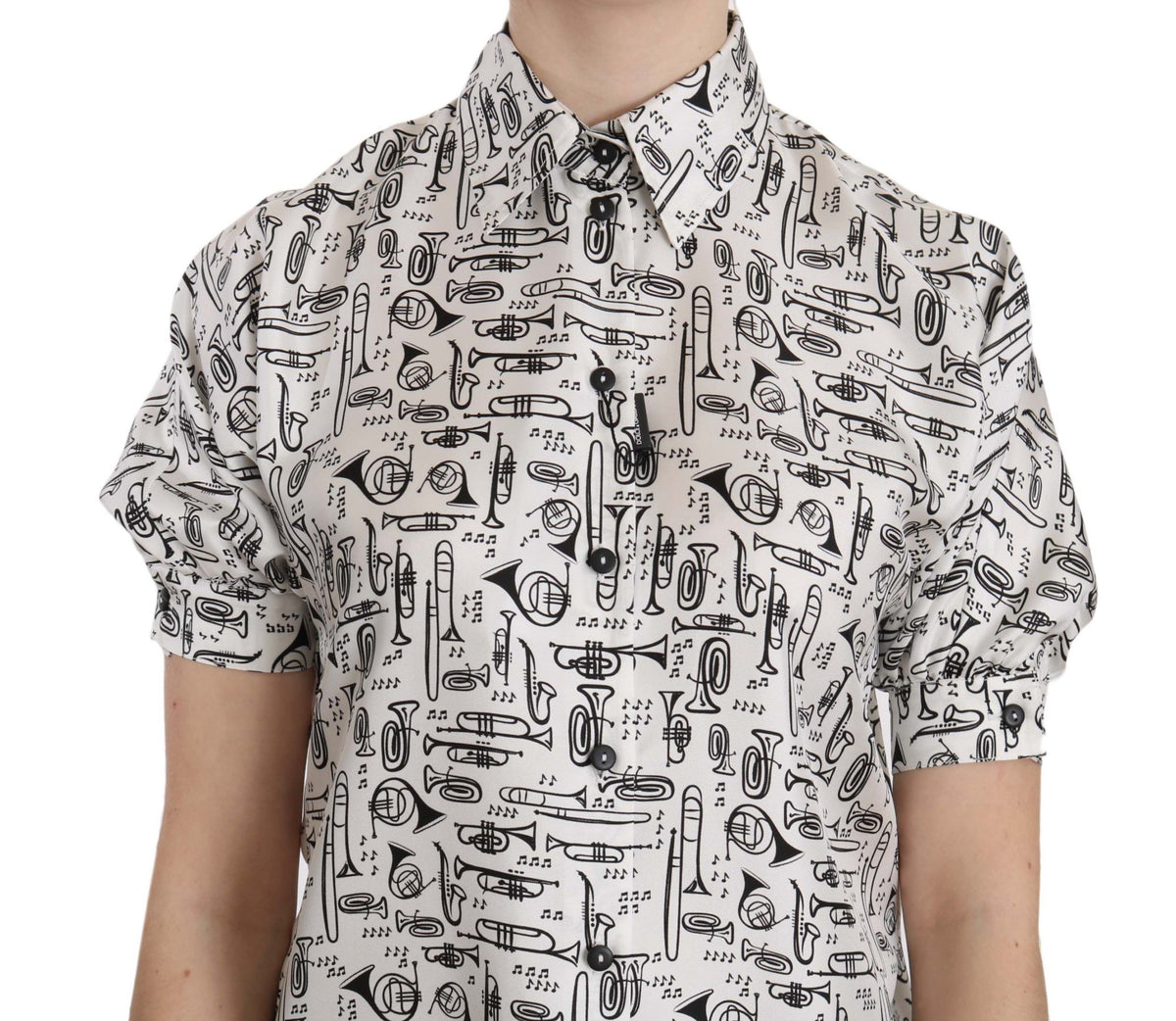 Dolce & Gabbana shortsleeve for women in white, product view 4