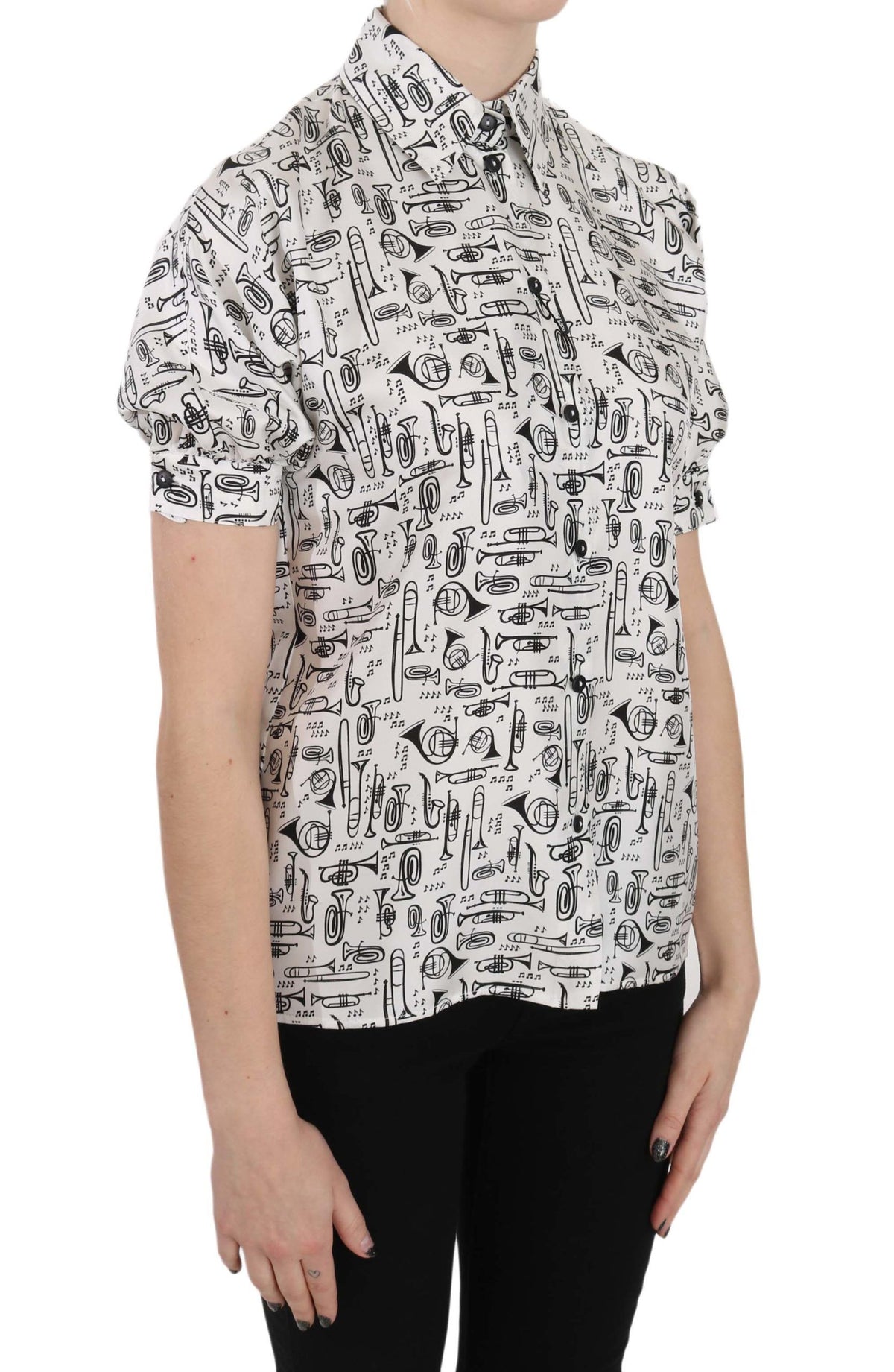 Dolce & Gabbana shortsleeve for women in white, product view 5