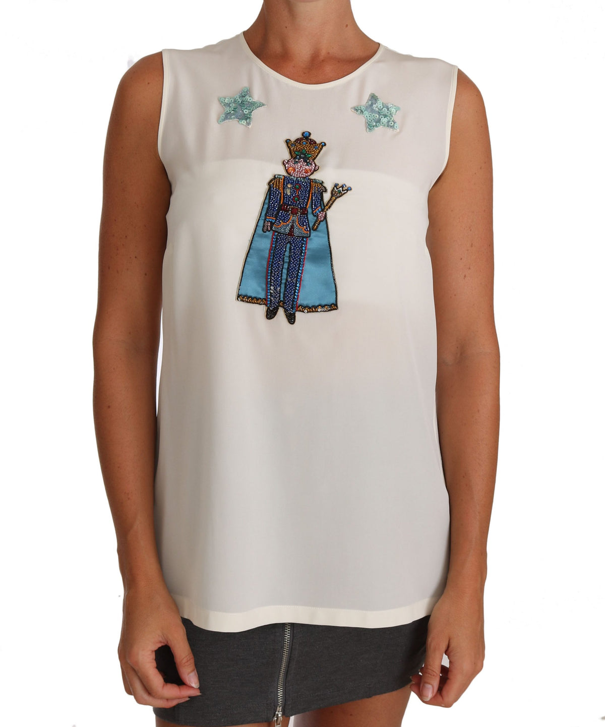 Dolce & Gabbana sleeveless for women in white, product view 1