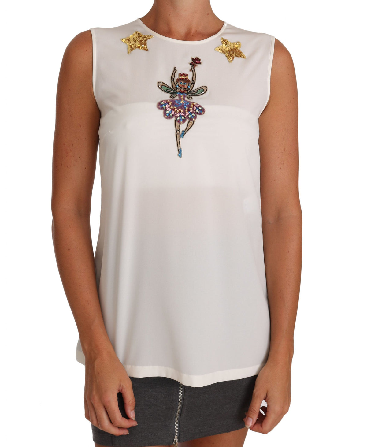 Dolce & Gabbana sleeveless for women in white, product view 1
