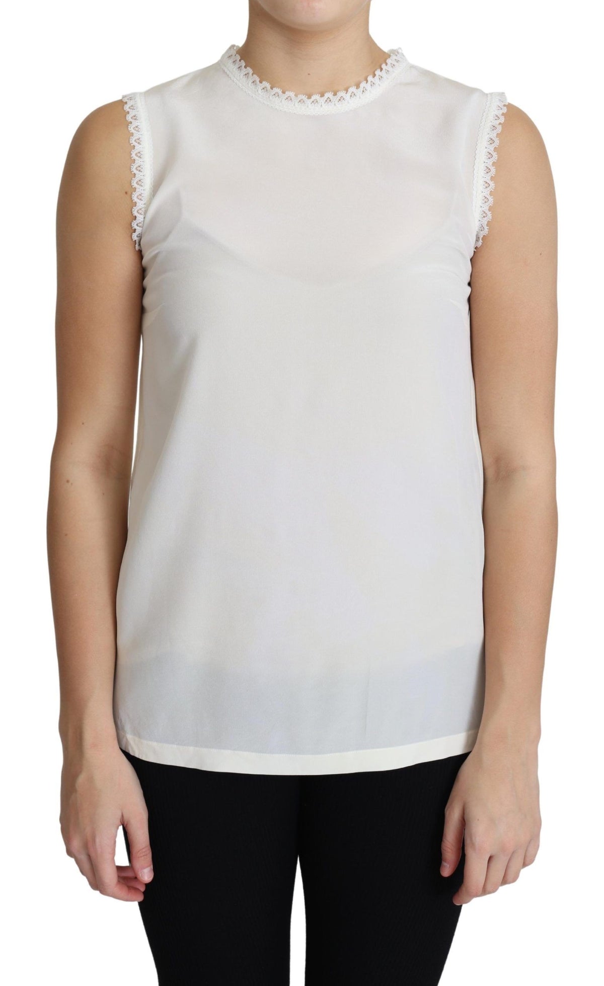 Dolce & Gabbana sleeveless for women in white, product view 1