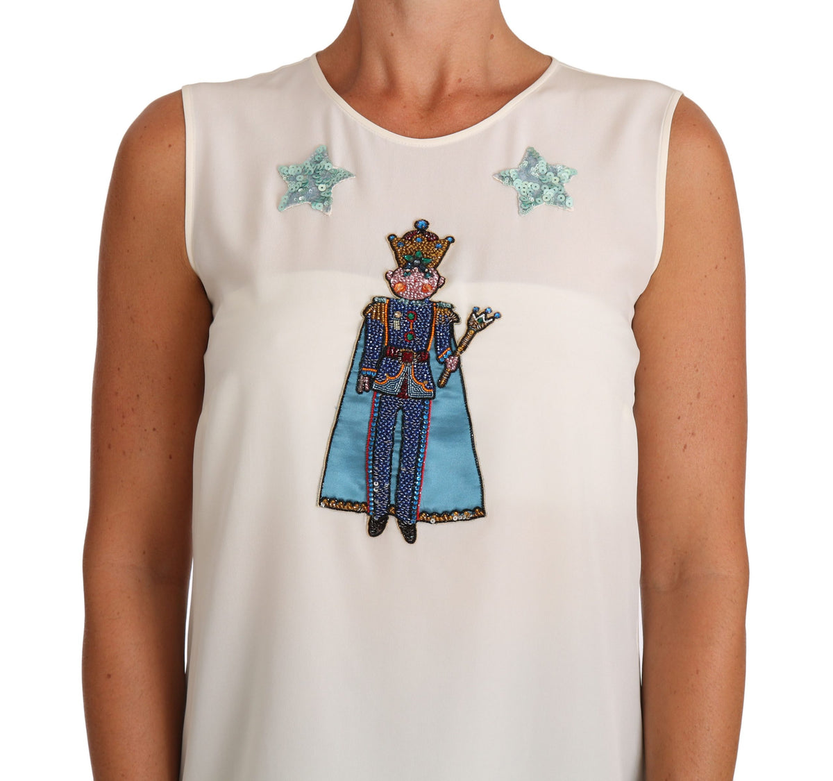 Dolce & Gabbana sleeveless for women in white, product view 3