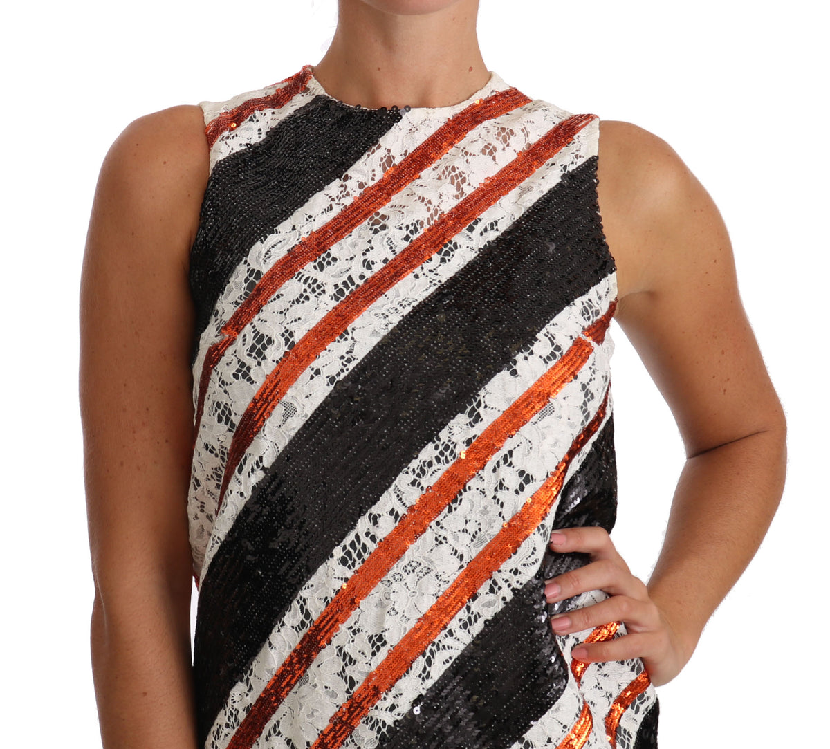 Dolce & Gabbana sleeveless for women in white, product view 4