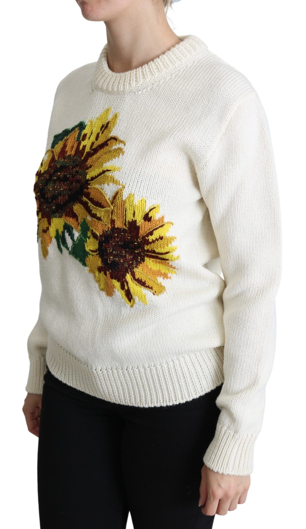 Dolce & Gabbana sweatshirts for women in white, product view 3