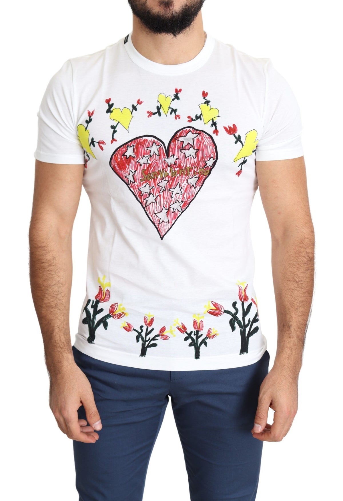Dolce & Gabbana t-shirts for men in white, product view 1
