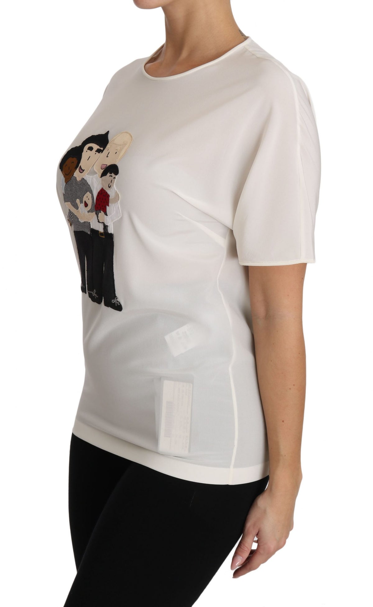Dolce & Gabbana t-shirts for women in white, product view 2