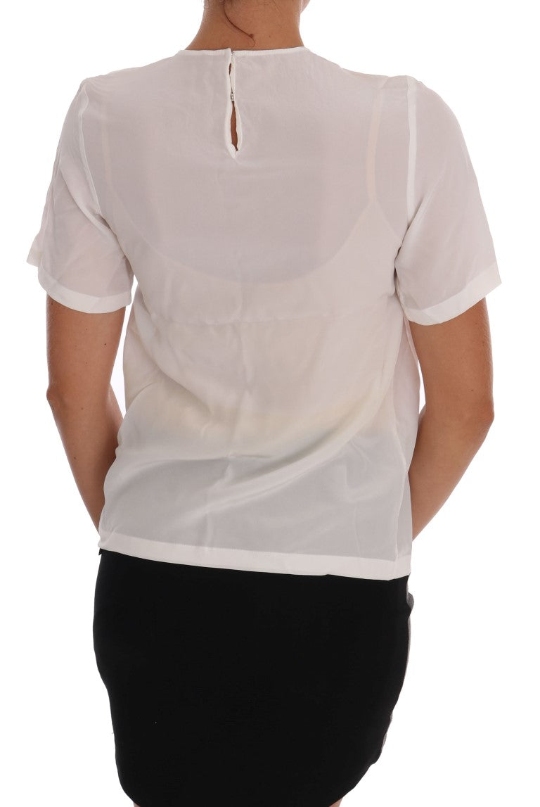 Dolce & Gabbana t-shirts for women in white, product view 3